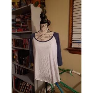 Womens casual Hippie chic lightweight summer layering tunic sz xl